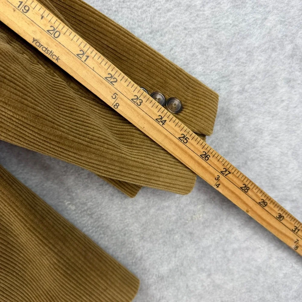 Dockers Corduroy Blazer Mens 48 Long‎ Tan 2-Button Sport Coat Jacket Vintage Y2K